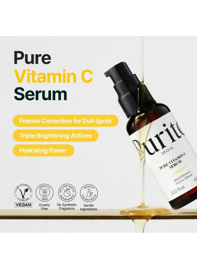 PURITO Seoul Pure Vitamin C Brightening Face Serum with Niacinamide All Skin Types 60ml - Image 4